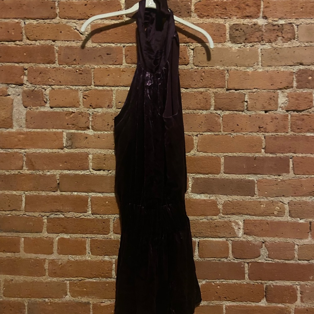 Ramy Brook Velvet Halter Mini Dress - Picture 3 of 5